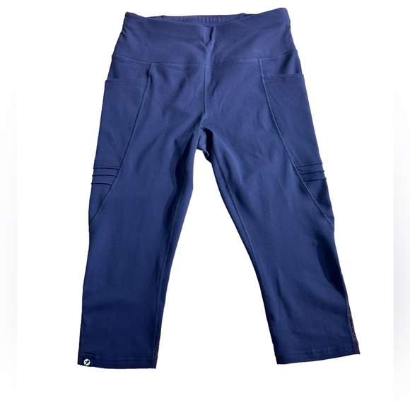 NWT Navy Oiselle Running Leggings, Blue Leggings - Picture 9 of 11